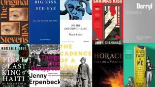 images of covers of books shortlisted for James Tait Black Prizes 2025, titles listed in post