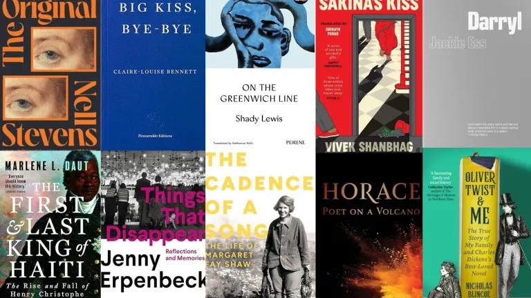 images of covers of books shortlisted for James Tait Black Prizes 2025, titles listed in post