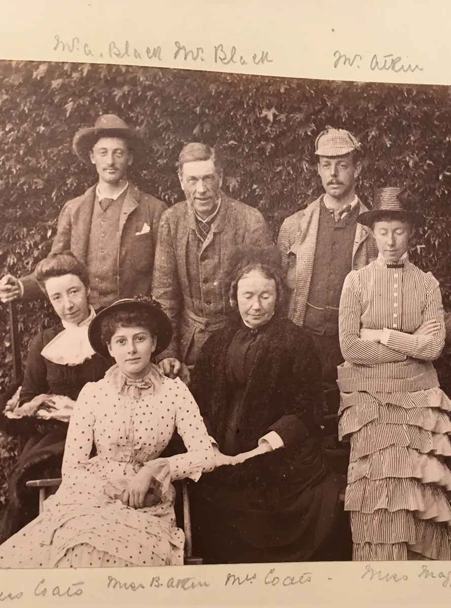 Janet Coats Black with family